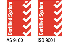 AS9100C and ISO 9001:2008 Certifications
